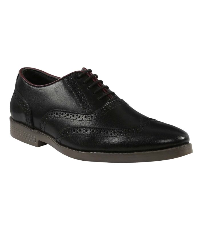 Black Leather Brogues