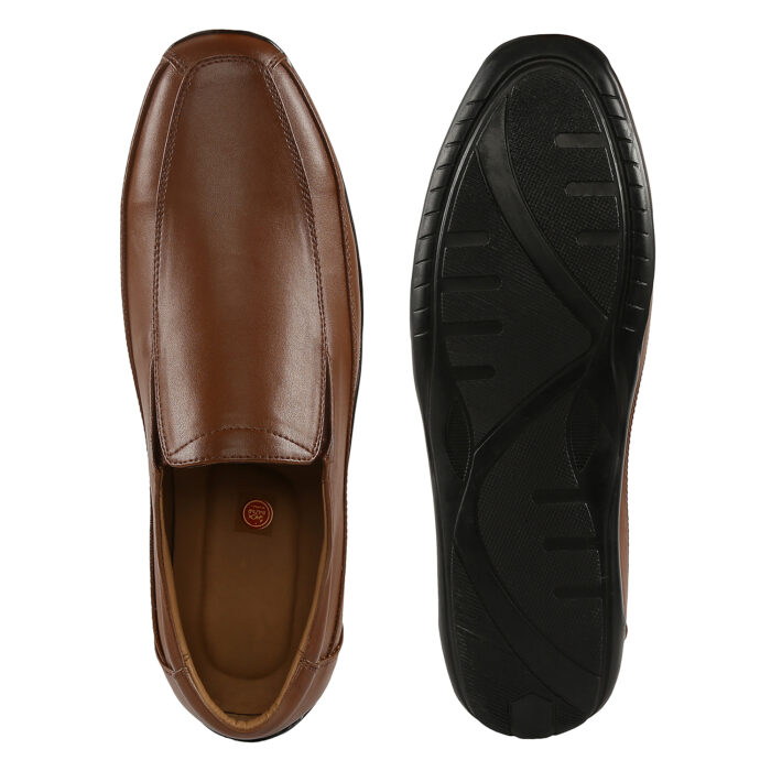 Brown Leather Loafers - Image 4