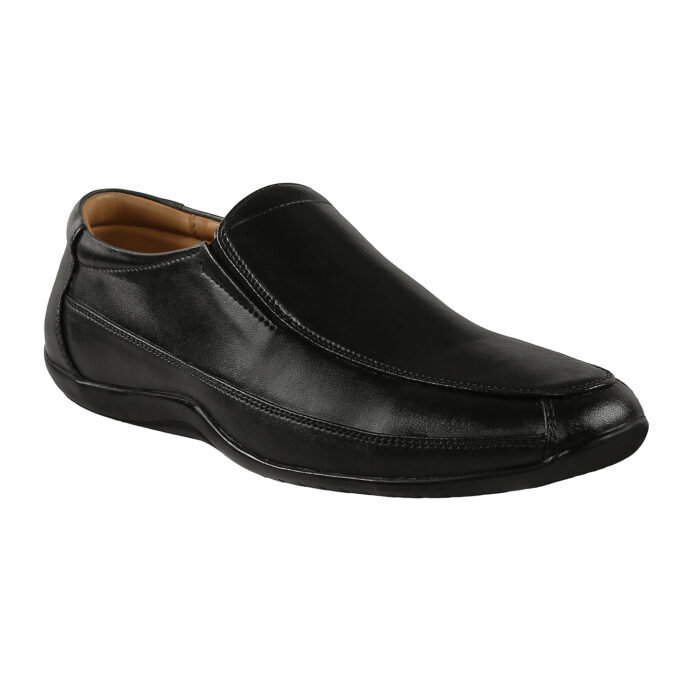 Black Leather Loafers