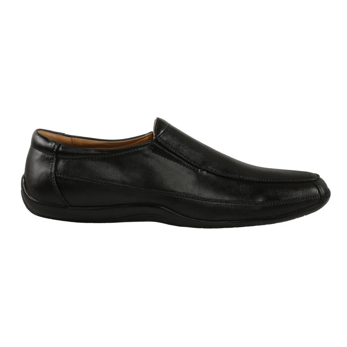 Black Leather Loafers - Image 3