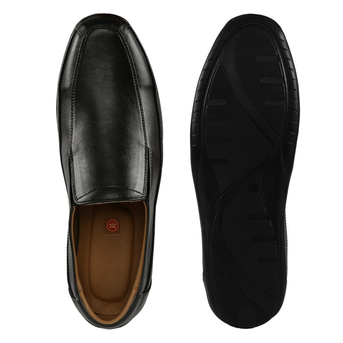 Black Leather Loafers - Image 4