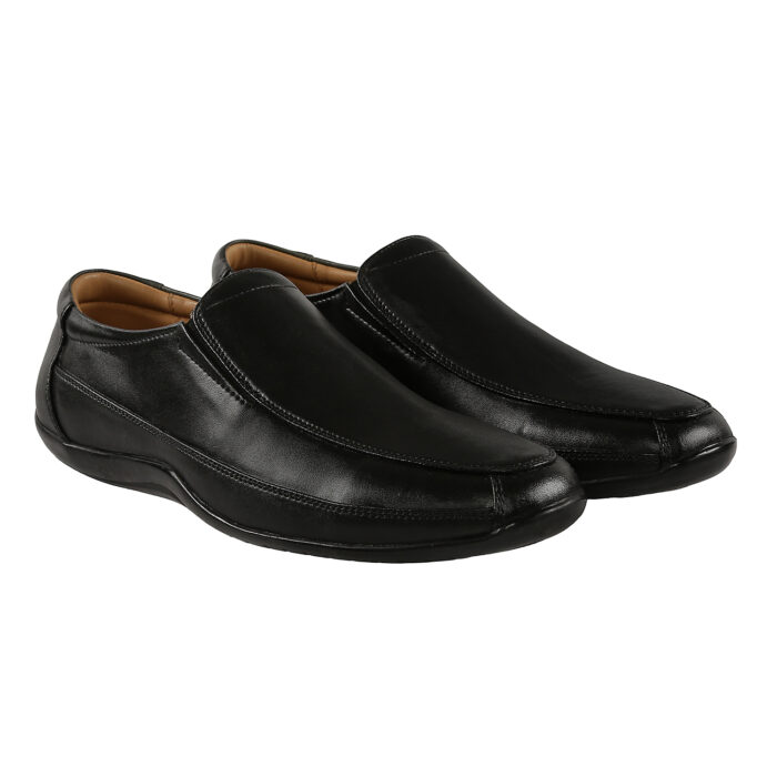 Black Leather Loafers - Image 5