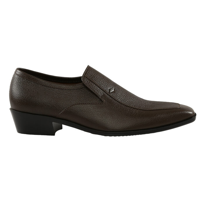 Brown Leather Slip On Shoes - Image 7