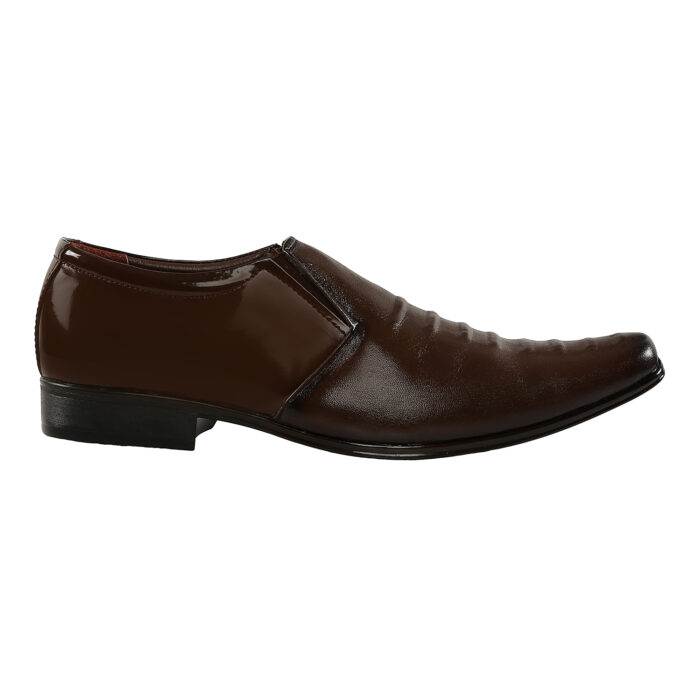 Brown Formal Leather Shoes - Image 2