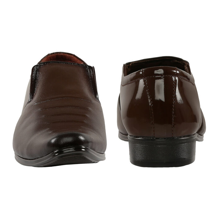 Brown Formal Leather Shoes - Image 3