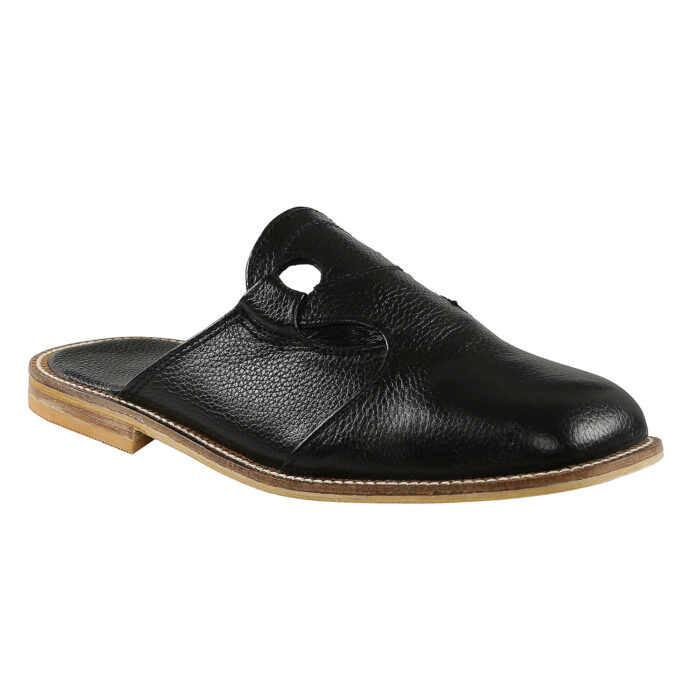 Black Leather Sole Sandals