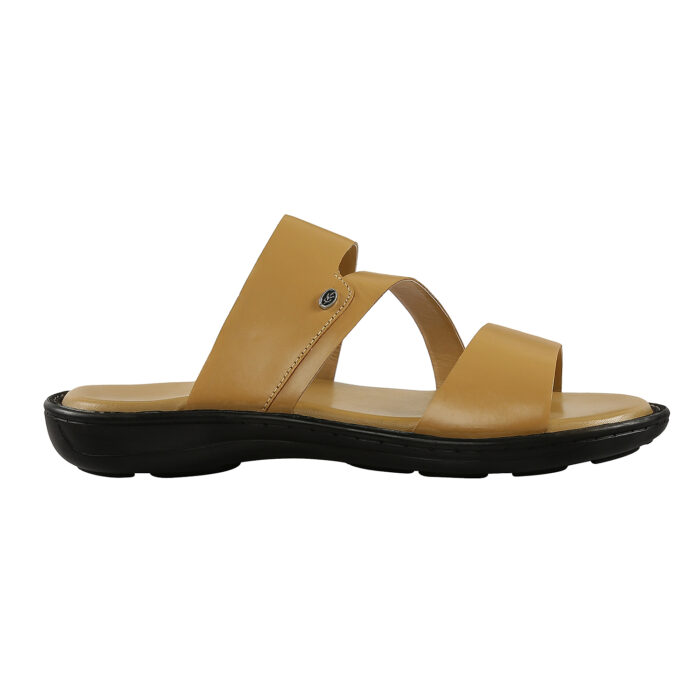 Beige Leather Sandals - Image 2