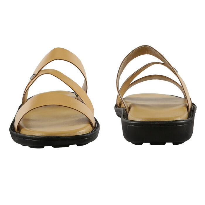 Beige Leather Sandals - Image 3