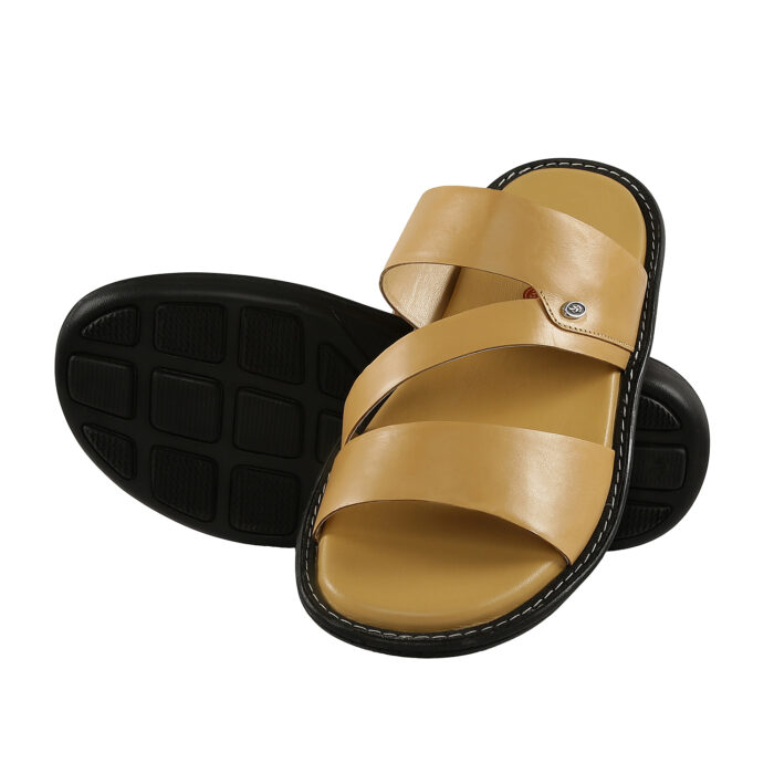 Beige Leather Sandals - Image 7