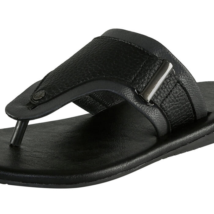 Black Leather Slippers - Image 6