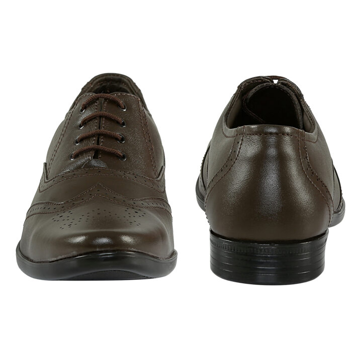 Brown Leather Brogues - Image 3