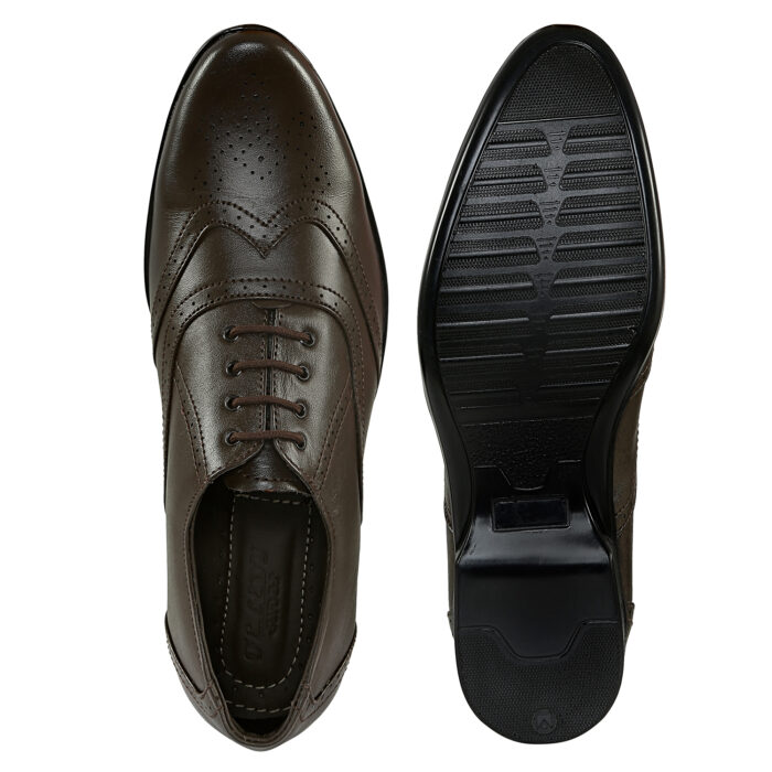 Brown Leather Brogues - Image 4