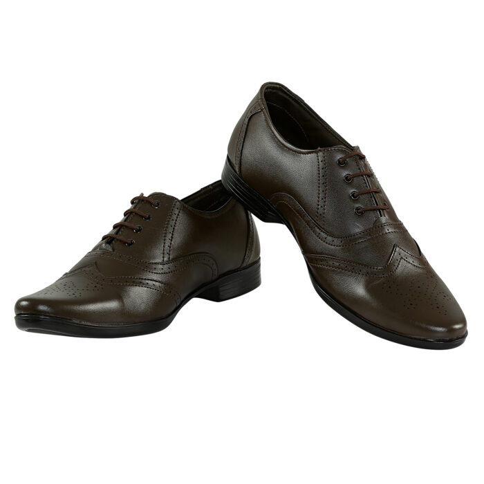 Brown Leather Brogues - Image 5