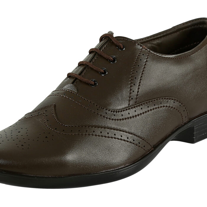 Brown Leather Brogues - Image 6