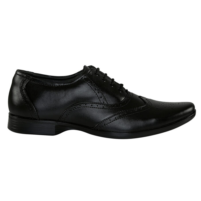 Black Leather Brogues - Image 2