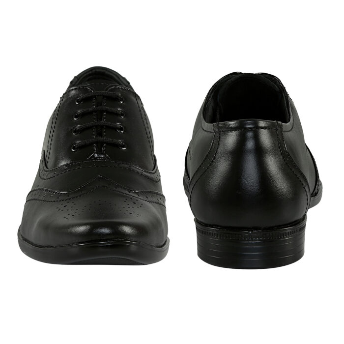 Black Leather Brogues - Image 3