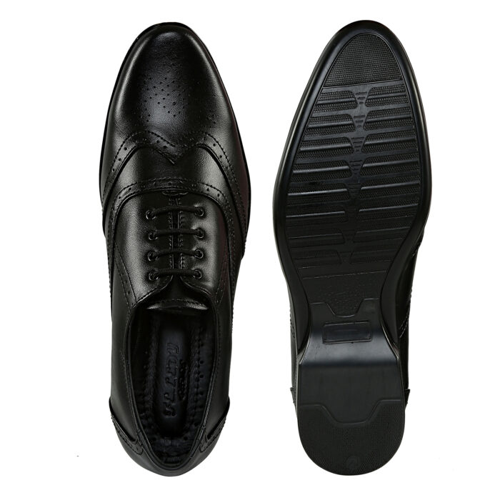 Black Leather Brogues - Image 4