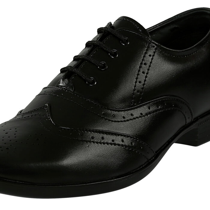 Black Leather Brogues - Image 6