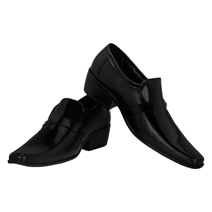 Black Leather Formal Shoes (Item 3500) - Image 5