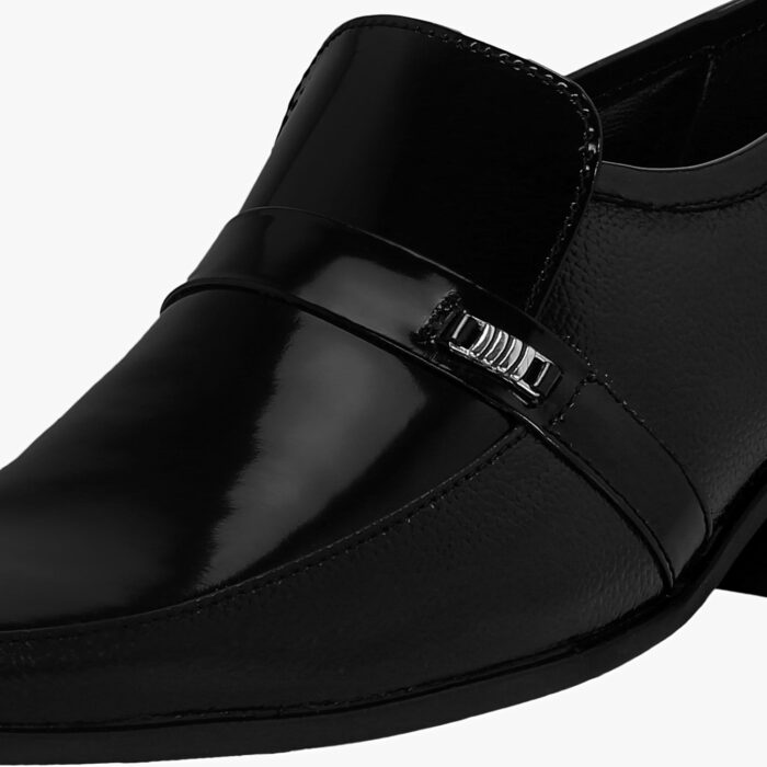 Black Leather Formal Shoes (Item 3500) - Image 6