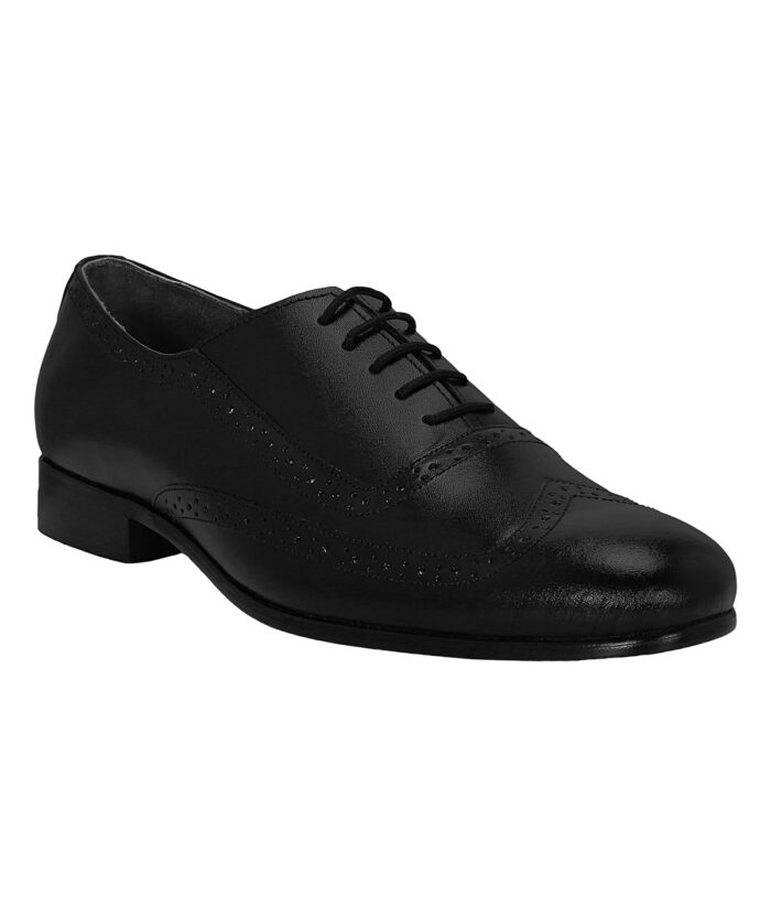 Black Leather Sole Brogues (Item 3068)