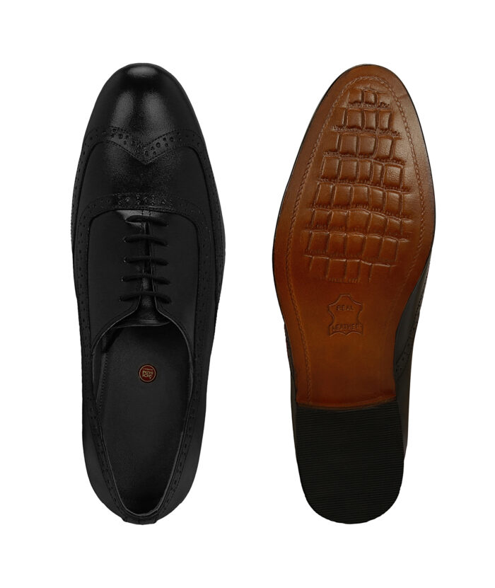 Black Leather Sole Brogues (Item 3068) - Image 3