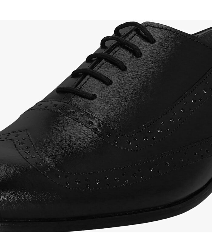 Black Leather Sole Brogues (Item 3068) - Image 6