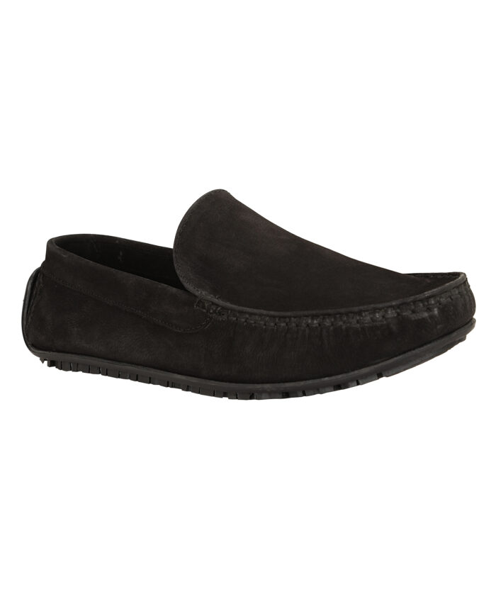 Black Leather Loafers (Item 5516)