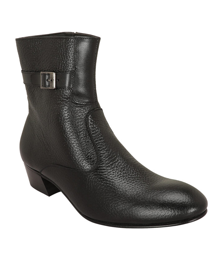 Black Leather Sole Boots (Item 1017)