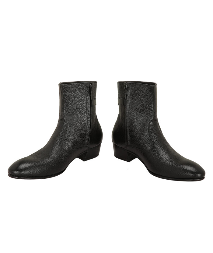 Black Leather Sole Boots (Item 1017) - Image 5