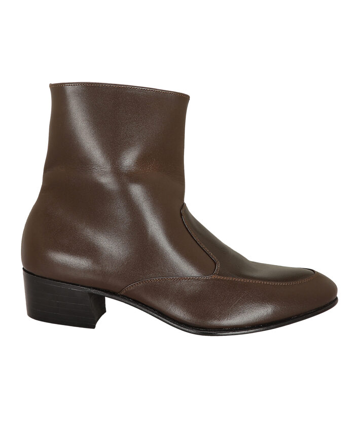 Brown Leather Sole Boots (Item 1018) - Image 2