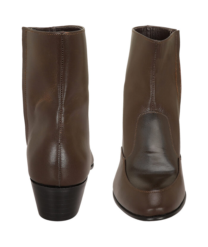 Brown Leather Sole Boots (Item 1018) - Image 3