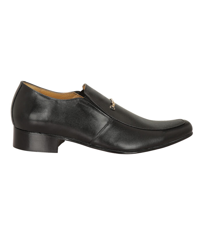 Black Leather Sole Shoes (Item 3382) - Image 2