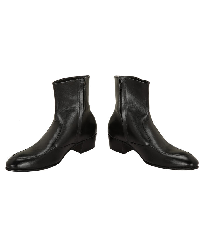 Black Leather Sole Boots (Item 1018) - Image 4