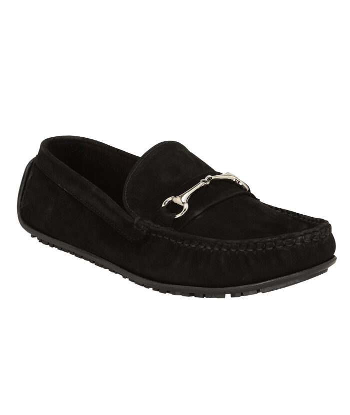 Black Leather Loafers (Item 5517)