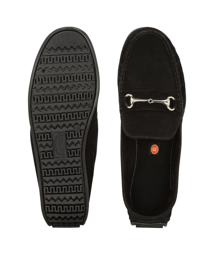 Black Leather Loafers (Item 5517) - Image 4