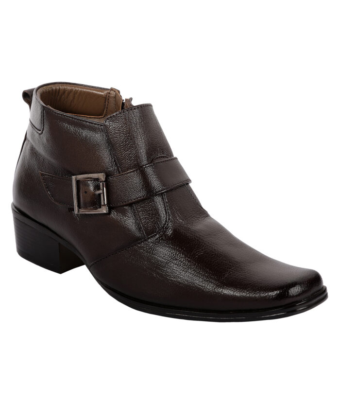 Brown Leather Monk Strap Boots (Item 1110)