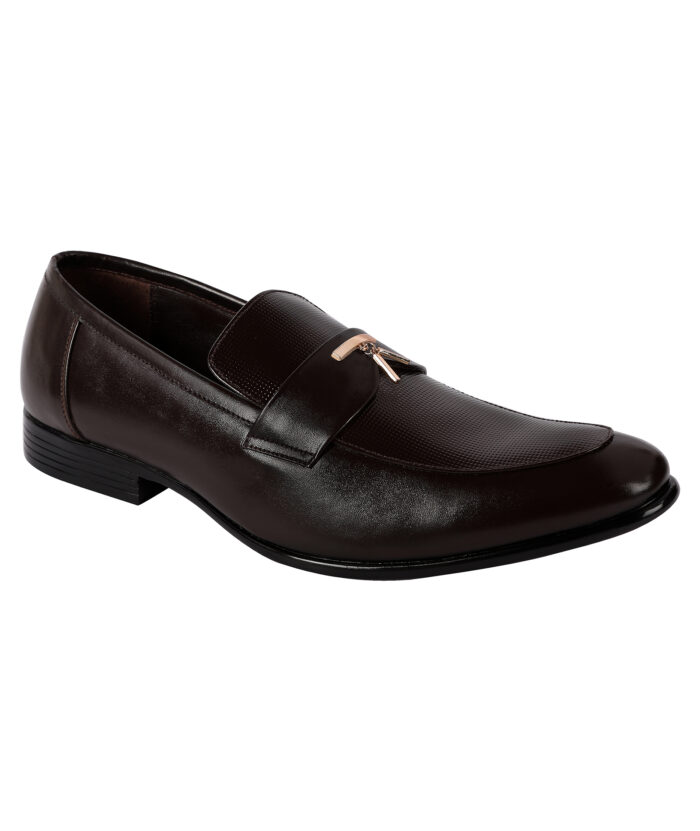 Brown Leather Slip On Shoes (Item 3368)