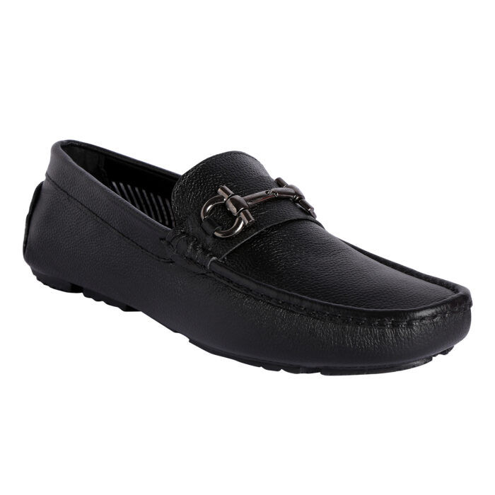 Black Leather Loafers (Item 3435)