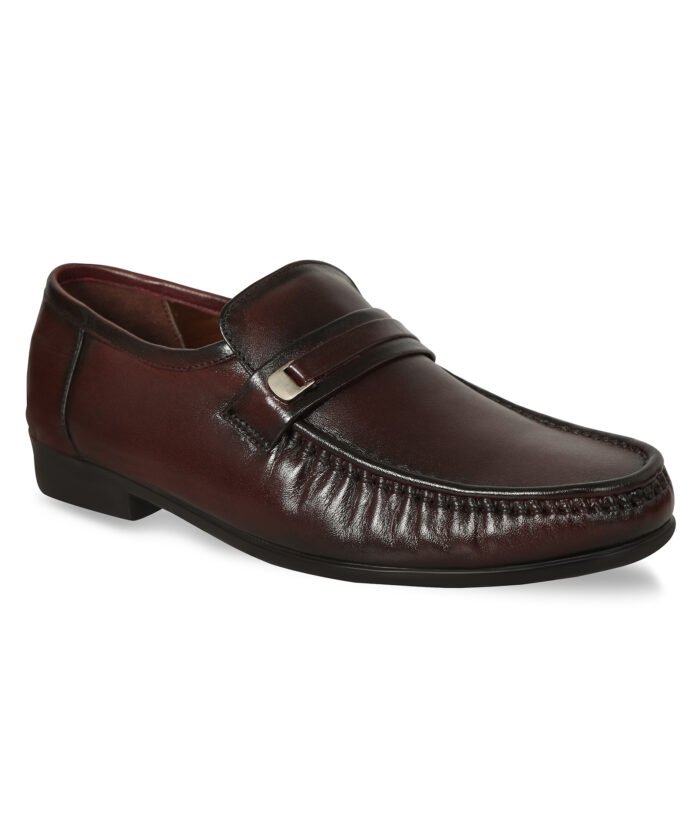 Brown Leather Slip On Shoes (Item 3567)