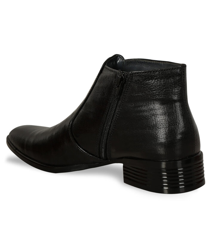 Black Leather Boots (Item 1104) - Image 4