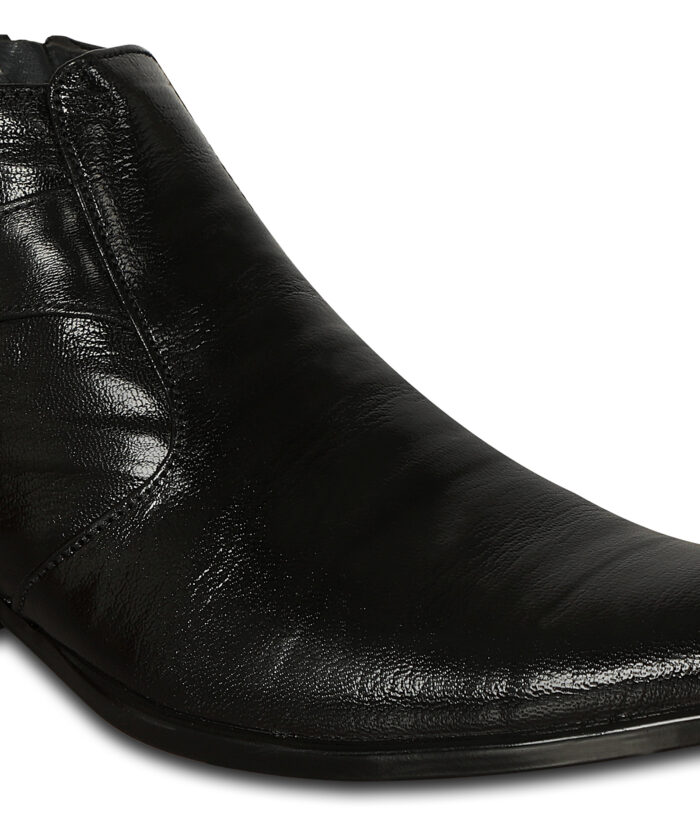 Black Leather Boots (Item 1104) - Image 2