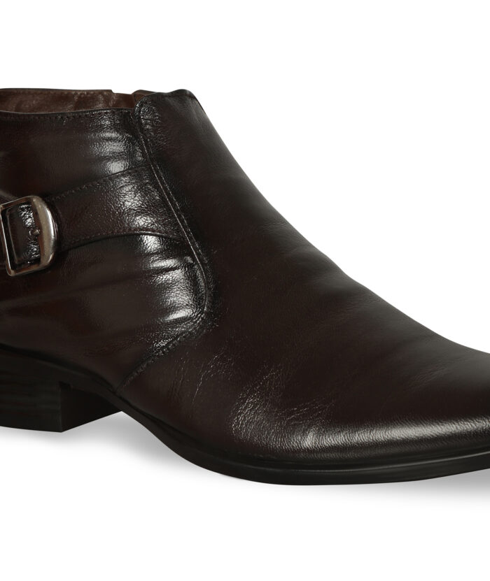 Brown Leather Boots (Item 1104) - Image 5