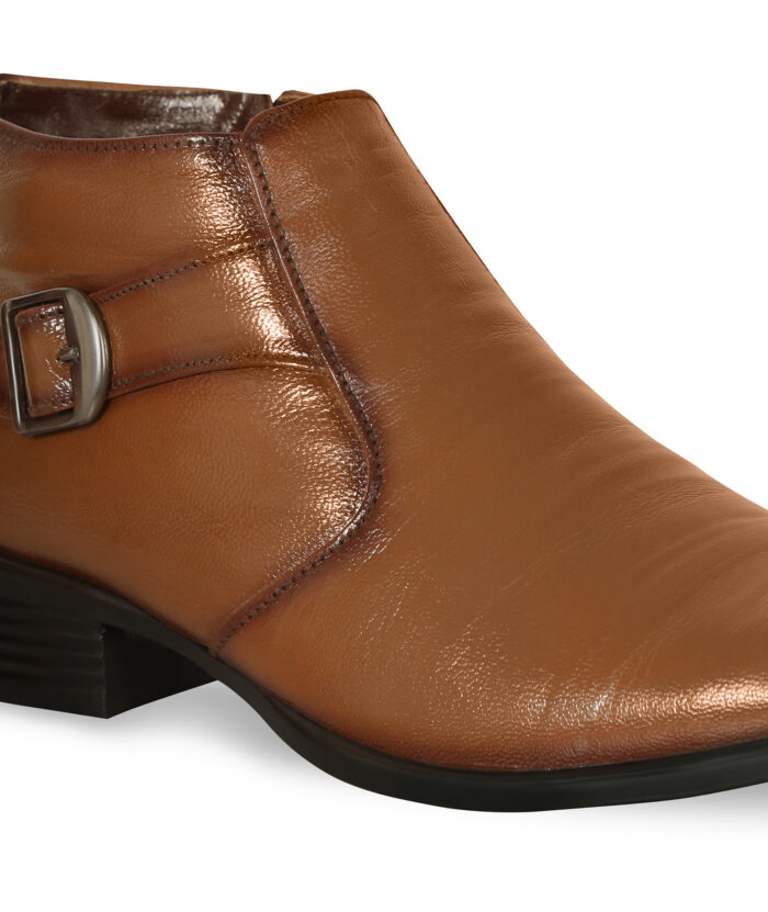 Tan Leather Boots (Item 1104) - Image 5