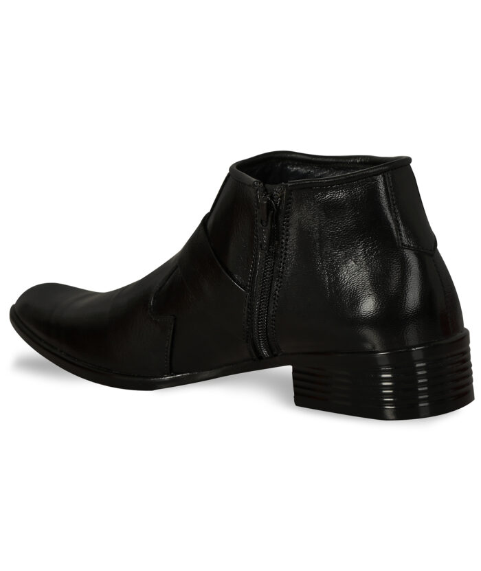 Black Leather Boots (Item 1102) - Image 3