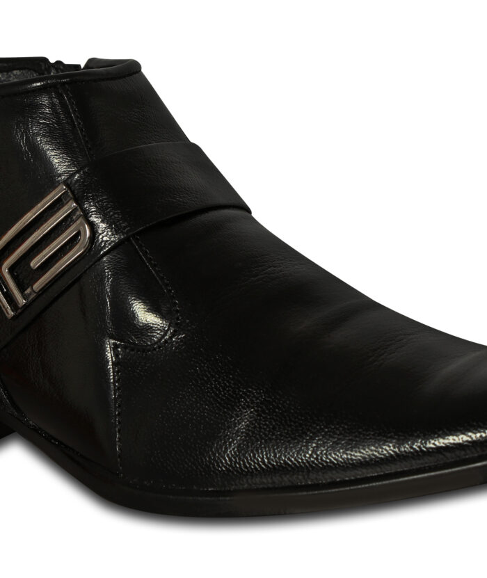 Black Leather Boots (Item 1102) - Image 5