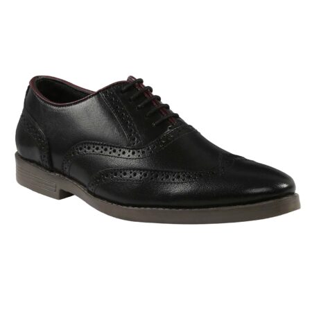 Black Leather Brogues