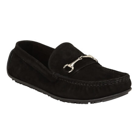 Black Leather Loafers (Item 5517)