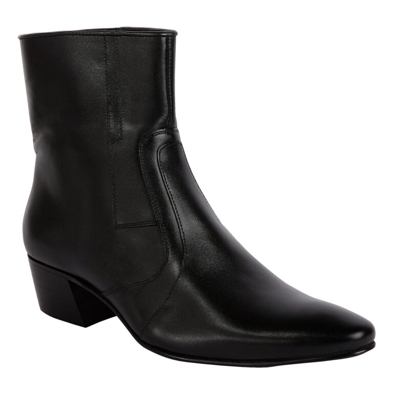 Black Leather Sole Boots (Item 1027)