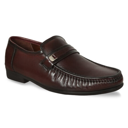Brown Leather Slip On Shoes (Item 3567)